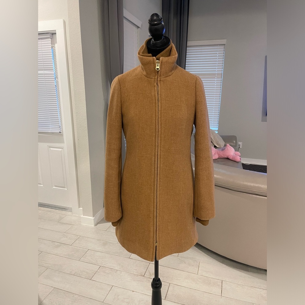 J Crew nello gori Italian stadium cloth wool Lodge Coat